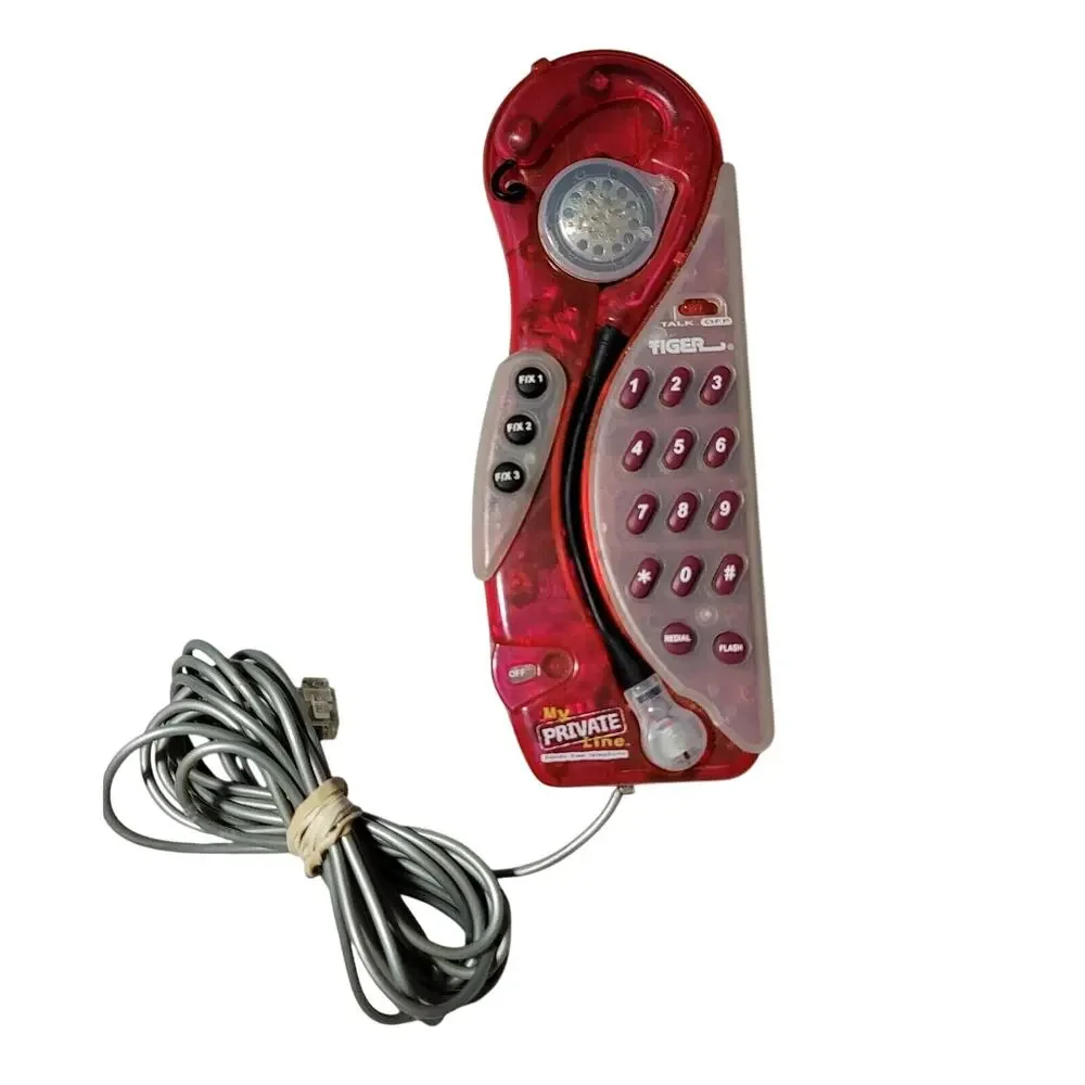 Vintage 2000 Tiger Electronics X Stuff My Private Line Hands Free Telephone